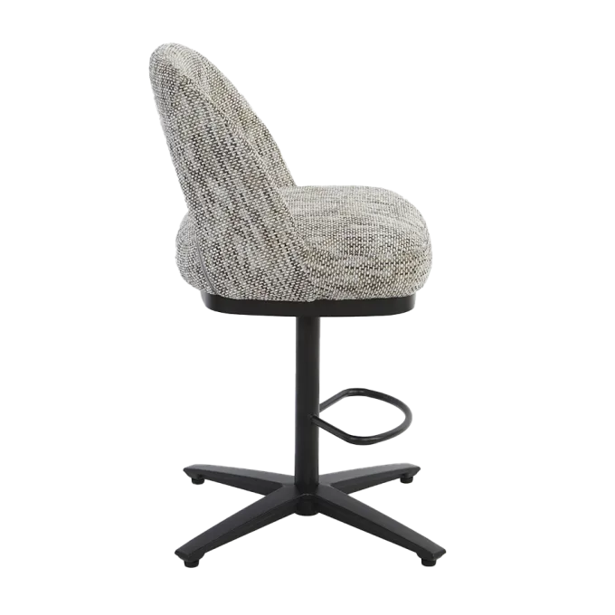Tower Living Caldes Barstoel - Ted 8 white-grey (draaibaar)