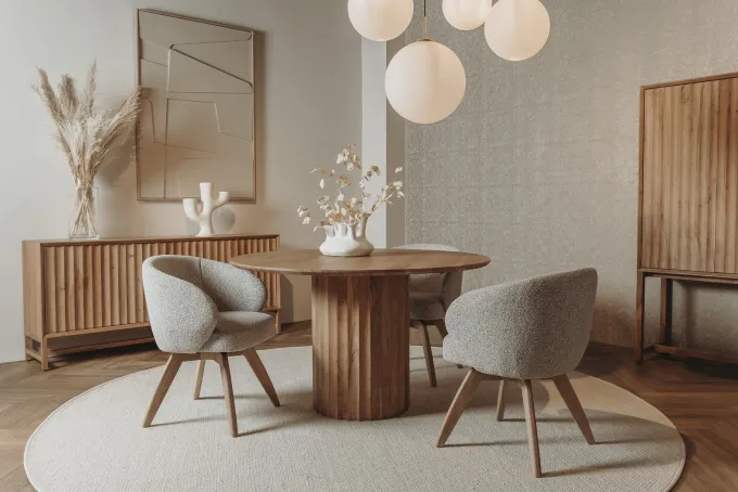 Tower Living Crotone Eetkamertafel 130 cm - Showroommodel