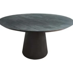 Tower Living Eettafel Premana rond - 150x150 – zwart