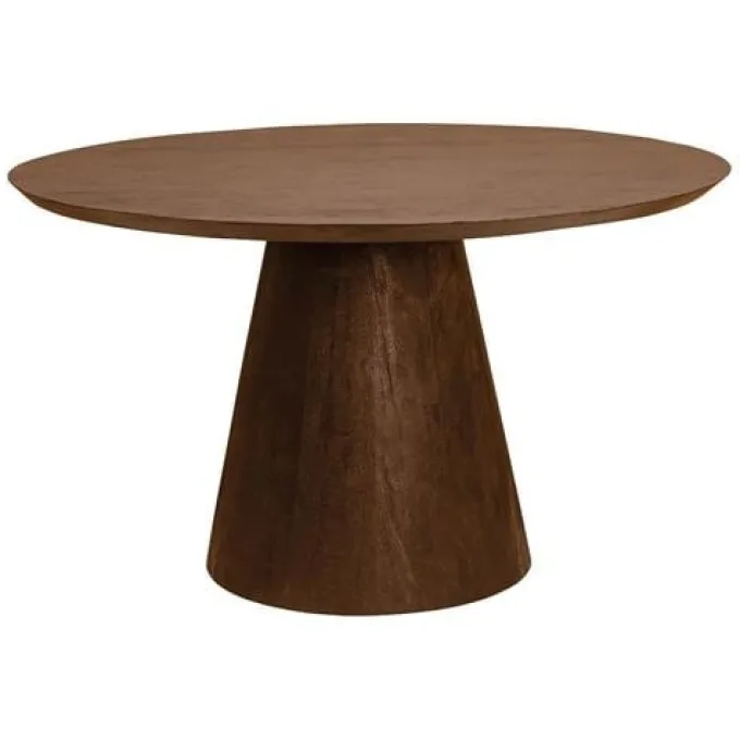Tower Living Eettafel Premana rond - 130 x 130 – bruin