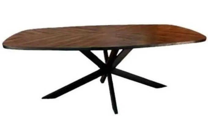 Tower Living Eettafel Silvi 200x110 – zwart