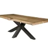 Tower Living Eettafel Sovana Live edge blank of zwart - diverse afmetingen