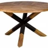 Tower Living Eettafel Viola mango rond - 130 – naturel