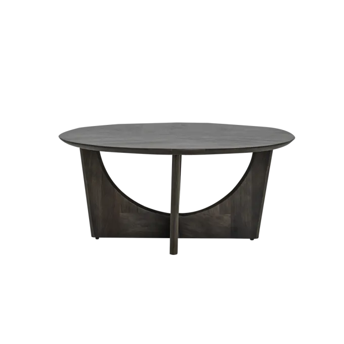 Tower Living Fermo Salontafel rond olijfbruin 90 cm