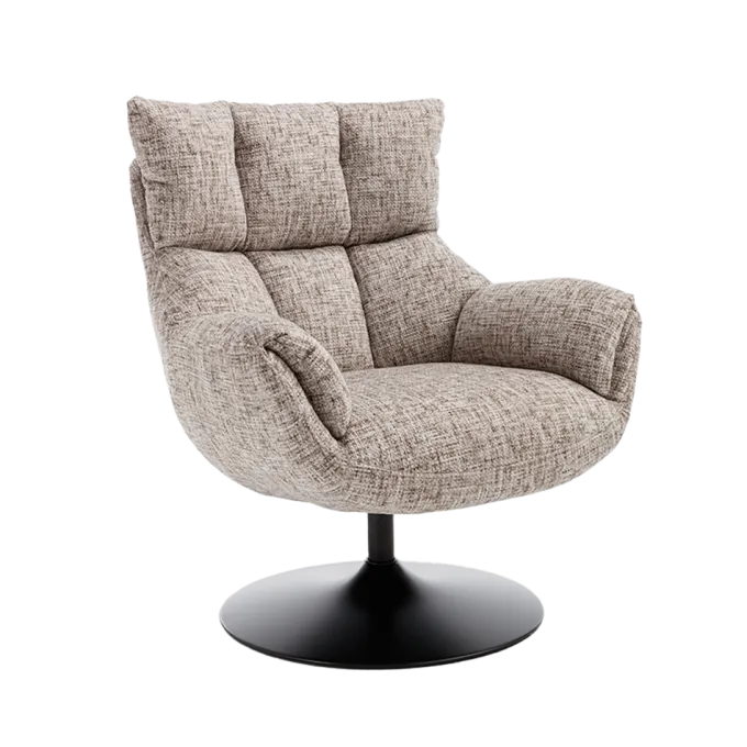 Tower Living Force Fauteuil - Imo 15 beige-brown (draaibaar)