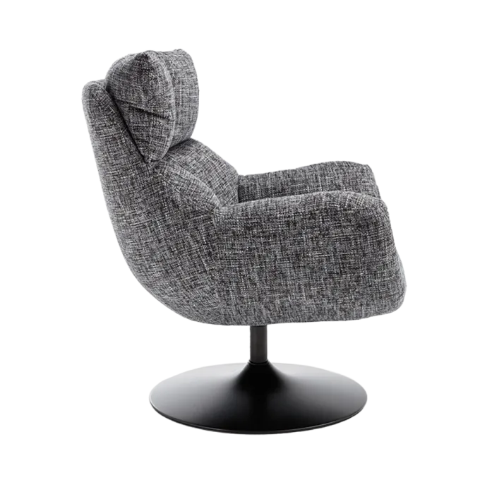 Tower Living Force Fauteuil - Imo 60 dark-grey (draaibaar)