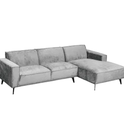 Tower Living Leeds 2 5-AL + Chaise R - Touch 27 Light grey