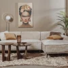 Tower Living Leeds 2 5-AL + Chaise R - Touch 102 Beige