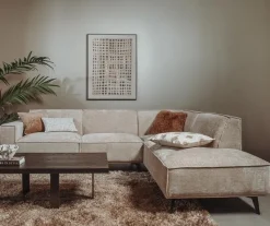Tower Living Leeds 2 5-AL + Ottoman R - Touch 102 Beige