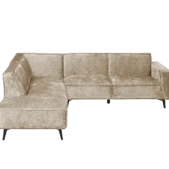 Tower Living Leeds 2 5-zits + Ottoman Links - Touch 102 Beige