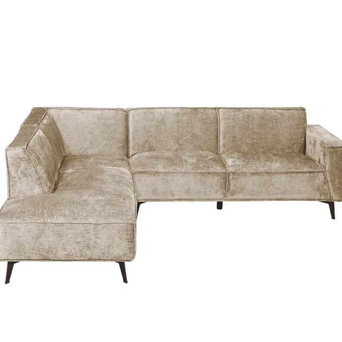 Tower Living Leeds 2 5-zits + Ottoman Links - Touch 102 Beige