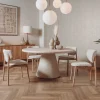 Tower Living Mello Eetkamertafel rond beige 150 cm