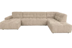 Tower Living Memphis Chaise Longue – 3 zits - Ottoman Rechts - Haga 30 beige