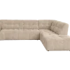 Tower Living Memphis 3 zits + Ottoman Rechts - Haga 30 beige