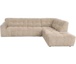 Tower Living Memphis 3 zits + Ottoman Rechts - Haga 30 beige