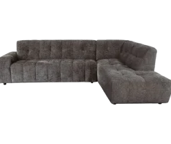 Tower Living Memphis 3 zits + Ottoman Rechts - Haga 16 charcoal