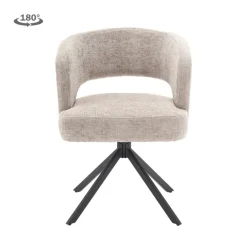 Tower Living Mura Armstoel - fabric Haga 30 beige (draaibaar)