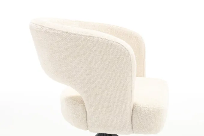 Tower Living Mura Armstoel - fabric Haga 23 pearl (draaibaar)