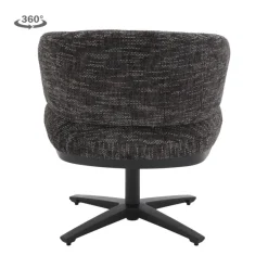 Tower Living Perca Lounge Armstoel - fabric TED 17 blue-grey