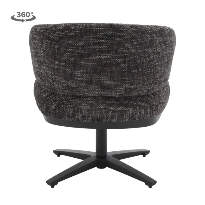 Tower Living Perca Lounge Armstoel - fabric TED 17 blue-grey