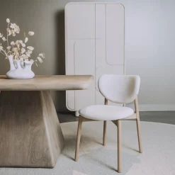 Tower Living Pimonte Stoel - fabric Sahara 102 ivory