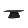 Tower Living Premana Salontafel zwart ovaal 135 cm