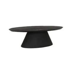 Tower Living Premana Salontafel zwart ovaal 135 cm