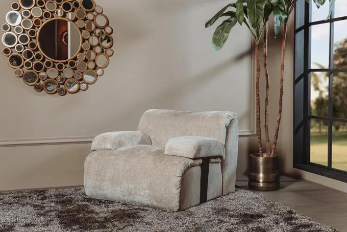 Tower Living Redford Armleuning - Touch 102 beige