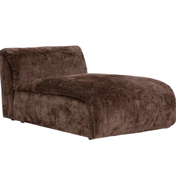 Tower Living Redford Chaise Longue zonder arm - Touch 106 brown