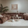 Tower Living Redford loungebank XXL - 3 kleuren - loungegedeelte, 2 rechte elementen, 2 hoekelementen en 2 armleuningen