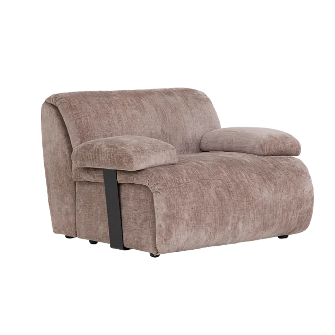 Tower Living Redford 1-zits zonder arm - Touch 04 taupe