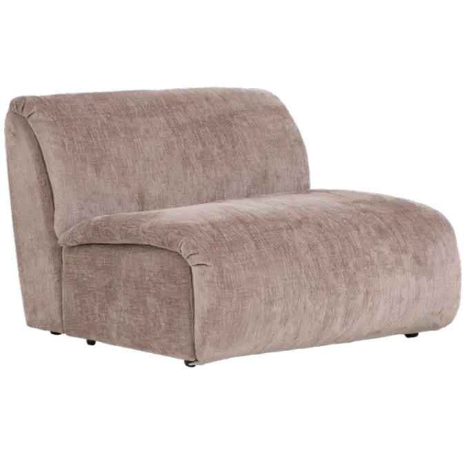 Tower Living Redford 1-zits zonder arm - Touch 04 taupe