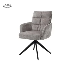 Tower Living Rosora Armstoel - HZ6068-04 beige (draaibaar)