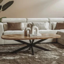 Tower Living Salontafel Silvi 130 cm - Naturel