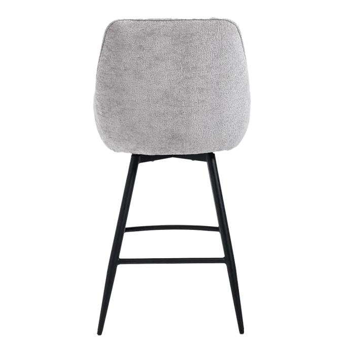Tower Living Trino Barstoel - stof Trenza 08 oyster (draaibaar) - Tower Living