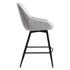 Tower Living Trino Barstoel - stof Trenza 08 oyster (draaibaar) - Tower Living