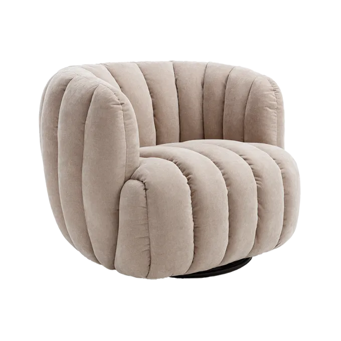 Tower Living Verdi Fauteuil- Maloy 31 beige (draaibaar)