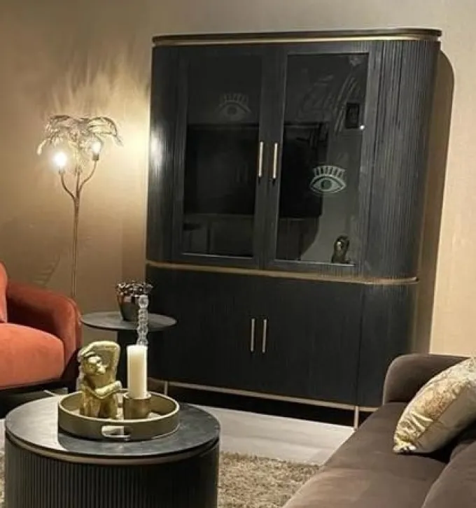 Tower Living Vitrinekast Rivello – 150x45x200