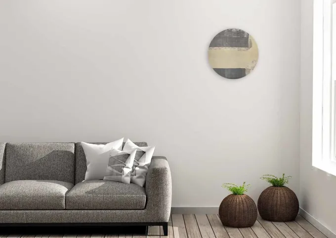 Wandkraft Art Crafts 006 - rond schilderij