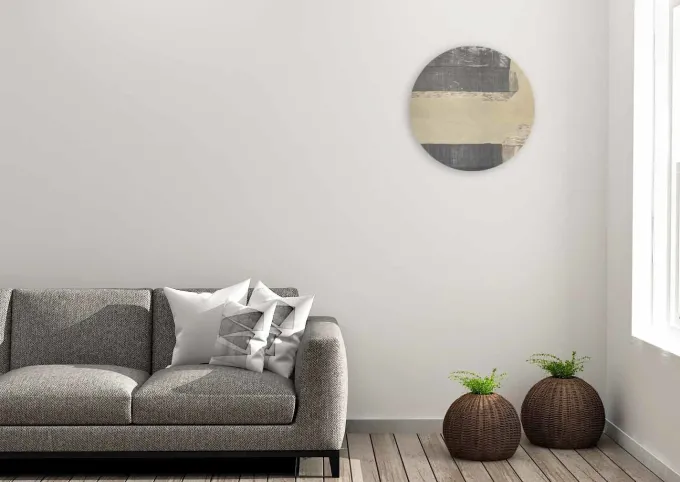 Wandkraft Art Crafts 006 - rond schilderij