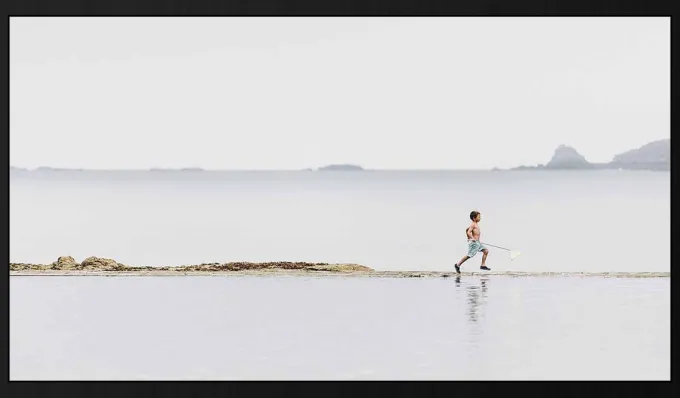 Wandkraft Running Boy