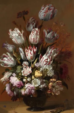 Wandkraft Still life with flowers by Hans Bollongier
