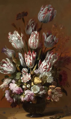 Wandkraft Still life with flowers by Hans Bollongier