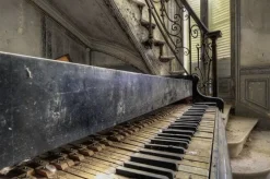 Wandkraft The Abandoned Piano