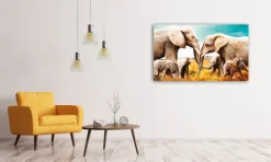 Wandkraft The Elephant Family