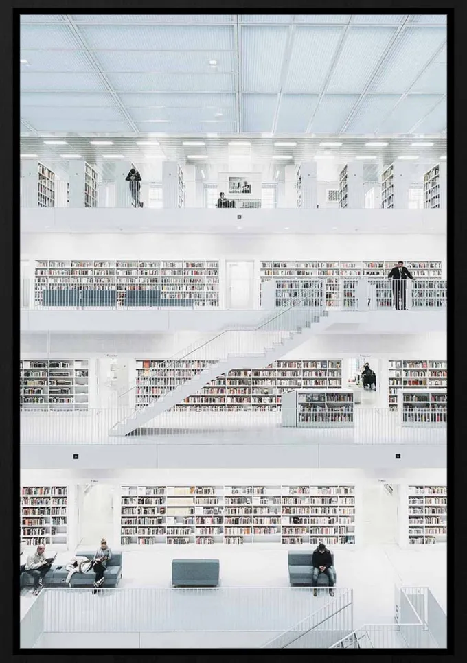 Wandkraft The Library