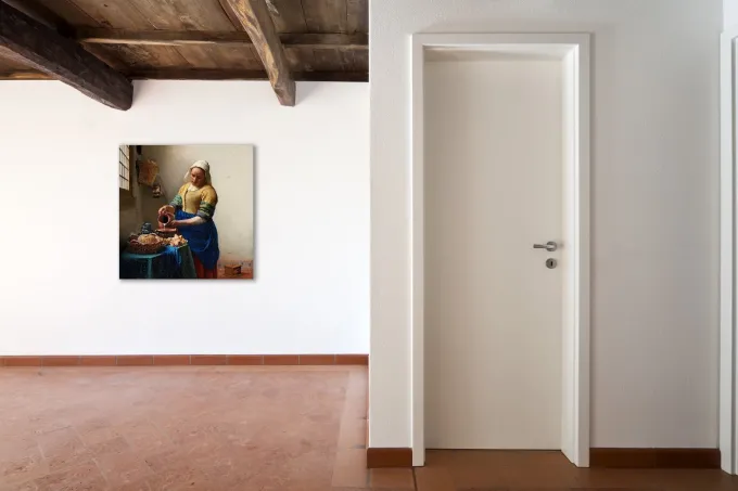 Wandkraft The Milkmaid by Johannes Vermeer