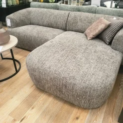 WoonMax Bank Edinburgh Showroommodel - 2 zits met arm links - chaise longue breed