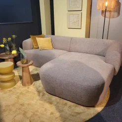 WoonMax Bank Edinburgh Showroommodel - 2 zits met arm links - chaise longue breed
