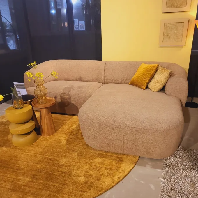 WoonMax Bank Edinburgh - 2 zits met arm links - chaise longue breed